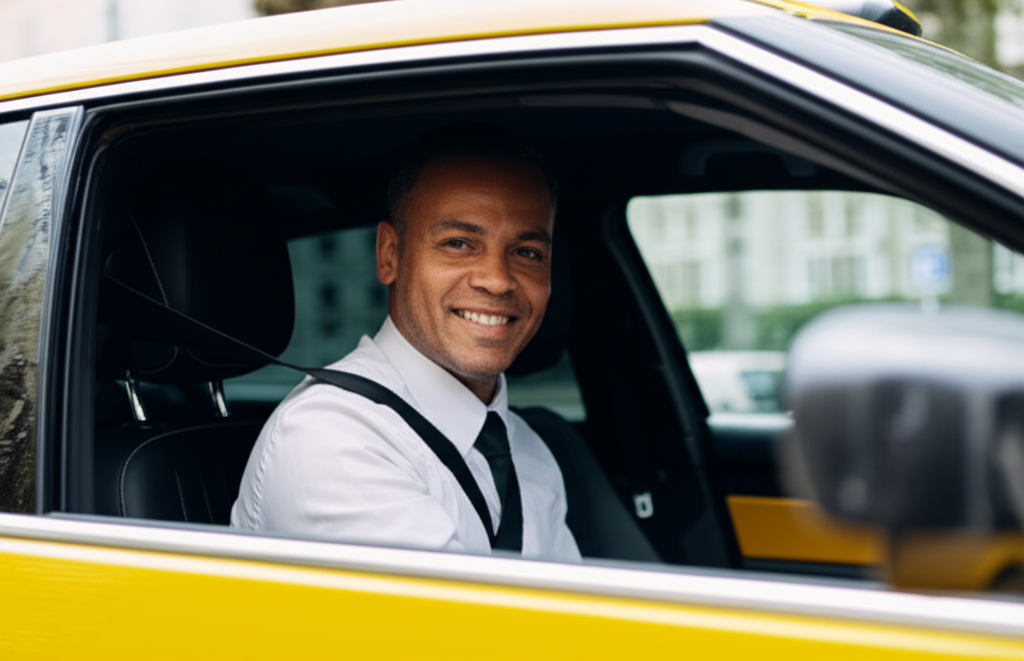 Professionele taxichauffeur in Aalst